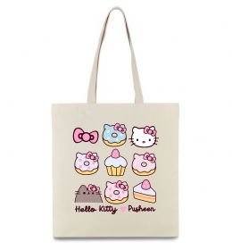 Эко-сумка Hello kitty and pusheen