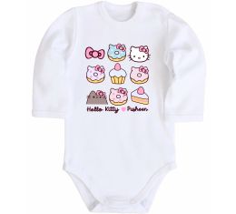 Детский боди Hello kitty and pusheen