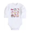 Дитячий бодік Hello kitty and pusheen Білий фото