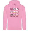 Жіноча толстовка (худі) Hello kitty and pusheen Рожевий фото