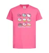 Дитяча футболка Hello kitty and pusheen Яскраво-рожевий фото