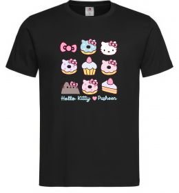 Мужская футболка Hello kitty and pusheen
