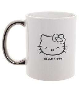 Чашка с цветной ручкой Hello kitty