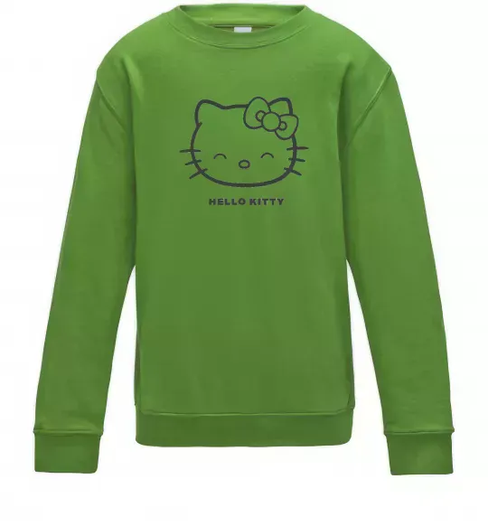 Детский Свитшот Hello kitty Лаймовый фото
