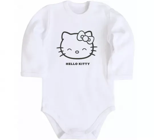 Детский боди Hello kitty Белый фото