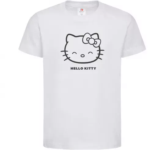 Дитяча футболка Hello kitty Білий фото