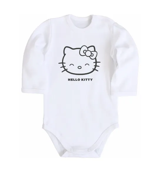 Дитячий бодік Hello kitty Білий фото