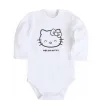 Дитячий бодік Hello kitty Білий фото