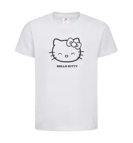 Дитяча футболка Hello kitty Білий фото