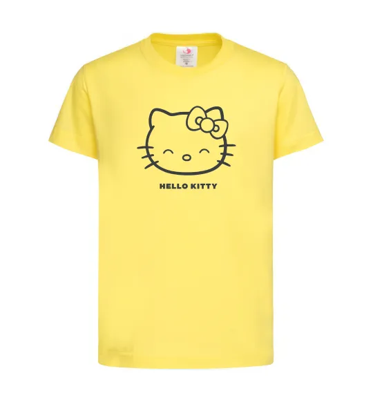 Детская футболка Hello kitty Лимонный фото