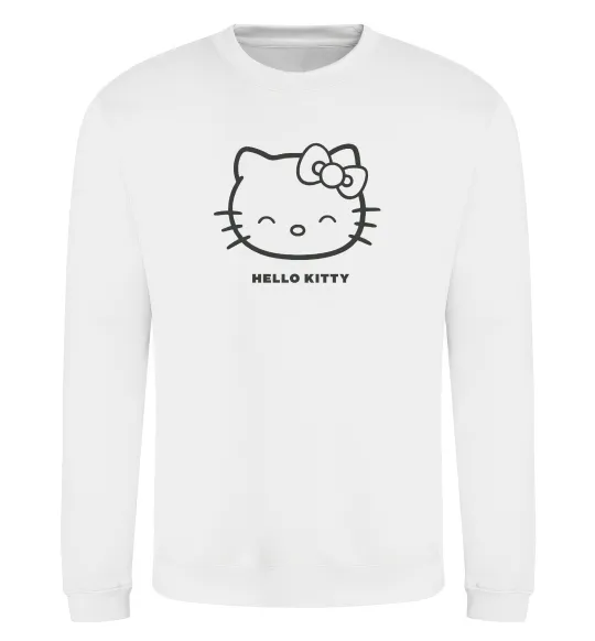 Свитшот Hello kitty Белый фото