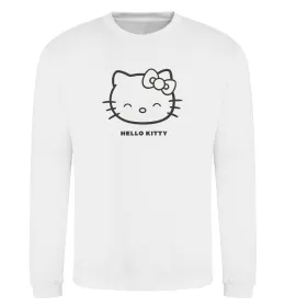 Свитшот Hello kitty Белый фото