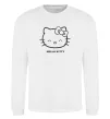 Свитшот Hello kitty Белый фото