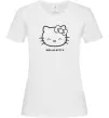 Женская футболка Hello kitty Белый фото