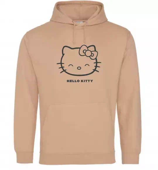 Жіноча толстовка (худі) Hello kitty Пісочний фото