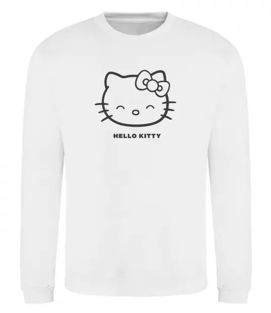 Світшот Hello kitty Білий фото