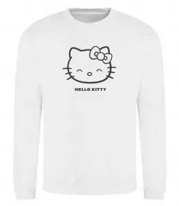 Свитшот Hello kitty Белый фото