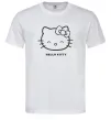 Чоловіча футболка Hello kitty Білий фото