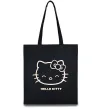 Еко-сумка Hello kitty Чорний фото