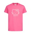 Детская футболка Hello kitty Ярко-розовый фото