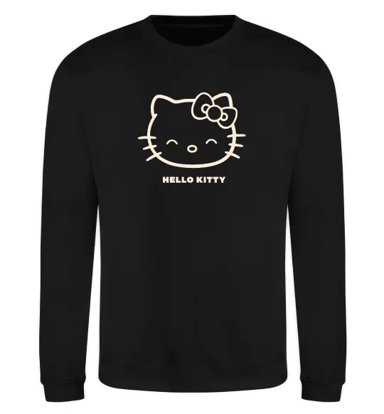 Свитшот Hello kitty Черный фото