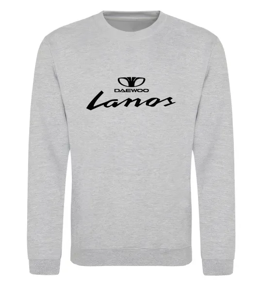 Свитшот Daewoo Lanos Серый меланж фото
