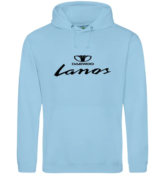 Мужская толстовка (худи) Daewoo Lanos Голубой фото