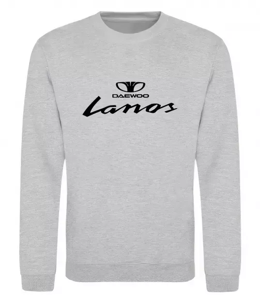 Свитшот Daewoo Lanos Серый меланж фото