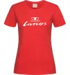 Жіноча футболка Daewoo Lanos Червоний фото
