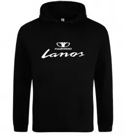 Мужская толстовка (худи) Daewoo Lanos Черный фото