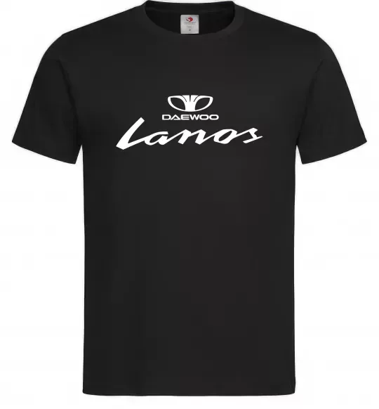 Чоловіча футболка Daewoo Lanos Чорний фото