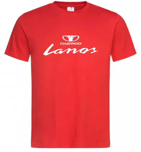 Чоловіча футболка Daewoo Lanos Червоний фото