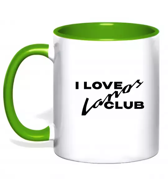 Чашка с цветной ручкой Lanos club Зеленый фото