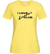 Женская футболка Lanos club Лимонный фото