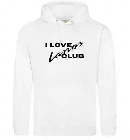 Мужская толстовка (худи) Lanos club Белый фото