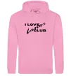 Женская толстовка (худи) Lanos club Розовый фото