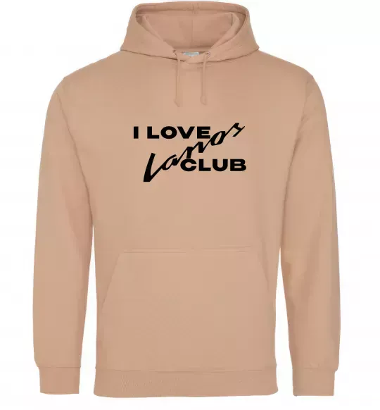 Жіноча толстовка (худі) Lanos club Пісочний фото