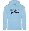 Женская толстовка (худи) Lanos club Голубой фото