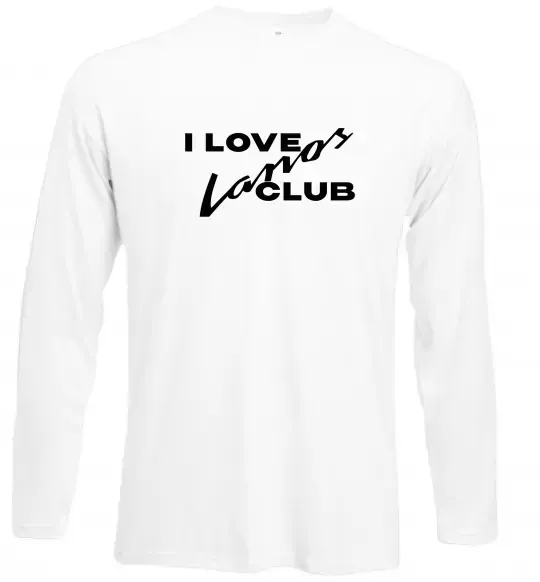 Лонгслив Lanos club Белый фото
