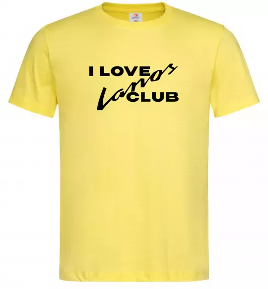Мужская футболка Lanos club Лимонный фото