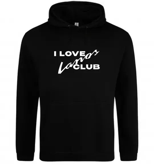 Мужская толстовка (худи) Lanos club Черный фото