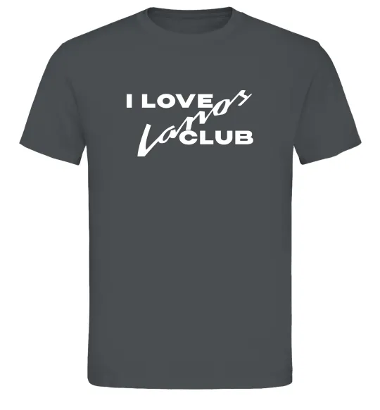 Мужская футболка Lanos club Графит фото