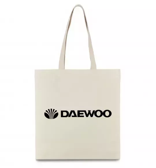 Эко-сумка Daewoo logo Бежевый фото