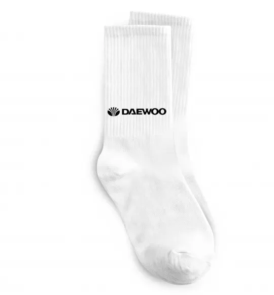Носки Daewoo logo Белый фото
