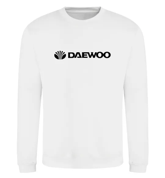 Світшот Daewoo logo Білий фото