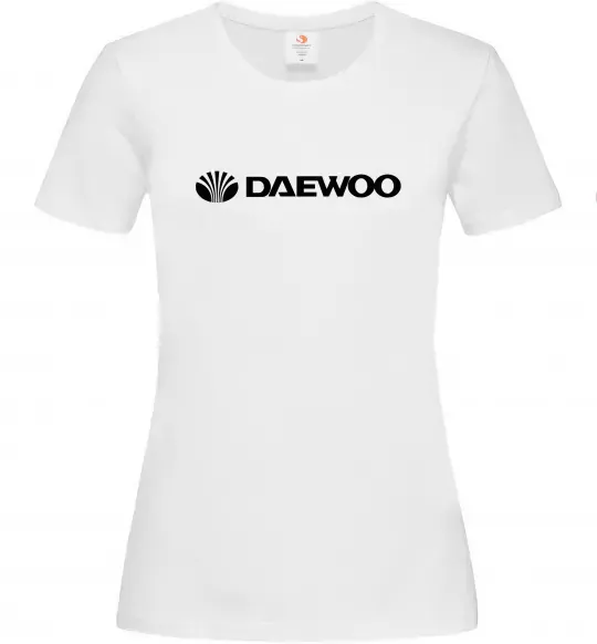 Женская футболка Daewoo logo Белый фото