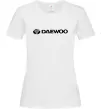 Женская футболка Daewoo logo Белый фото