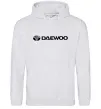 Женская толстовка (худи) Daewoo logo Серый меланж фото