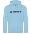Женская толстовка (худи) Daewoo logo Голубой фото