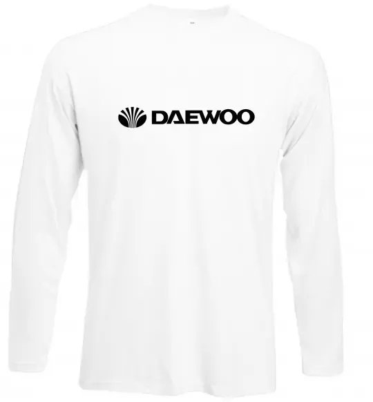 Лонгслив Daewoo logo Белый фото